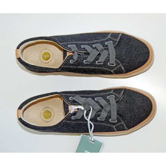 Revitalign Malibu Morgan Dark Charcoal Gray Sneaker Wool Size 8.5 B NWT - Picture 3 of 15